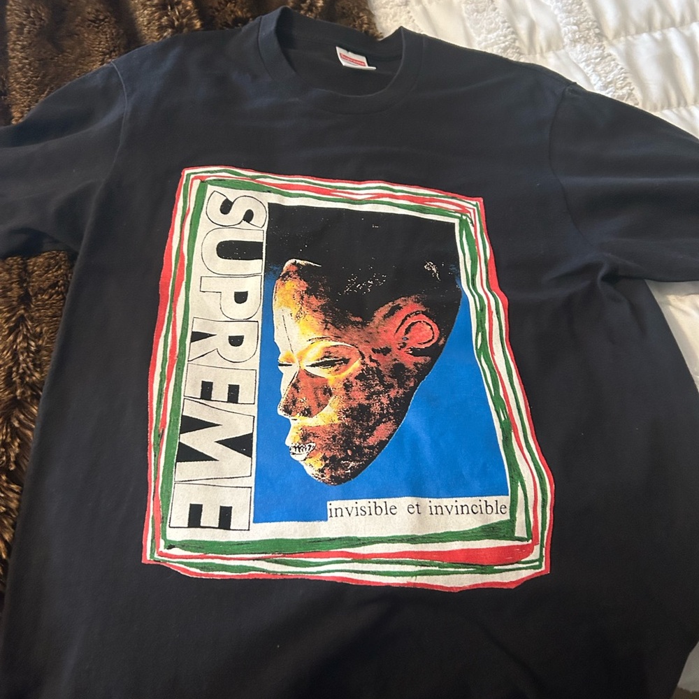 Supreme Black Cotton Tee